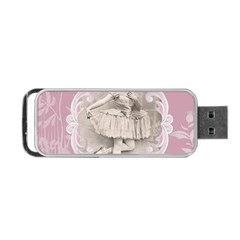 Lady 1112861 1280 Portable Usb Flash (one Side) by vintage2030