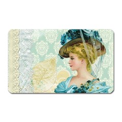 Lady 1112776 1920 Magnet (rectangular) by vintage2030