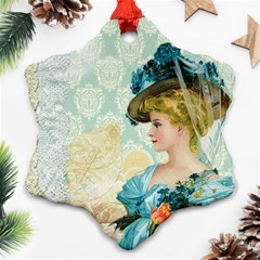 Lady 1112776 1920 Ornament (snowflake) by vintage2030