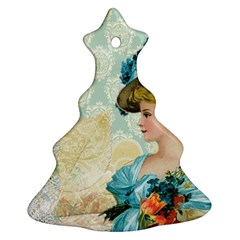 Lady 1112776 1920 Christmas Tree Ornament (two Sides) by vintage2030