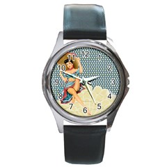 Retro 1107634 1920 Round Metal Watch