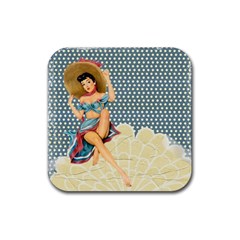 Retro 1107634 1920 Rubber Coaster (Square) 