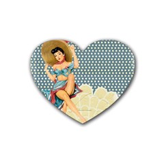 Retro 1107634 1920 Rubber Coaster (Heart) 