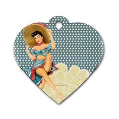 Retro 1107634 1920 Dog Tag Heart (One Side)