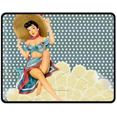 Retro 1107634 1920 Fleece Blanket (Medium) 