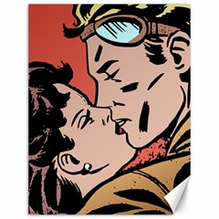 Retrocouplekissing Canvas 12  X 16  by vintage2030