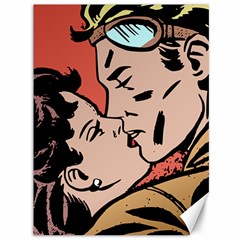 Retrocouplekissing Canvas 36  X 48  by vintage2030