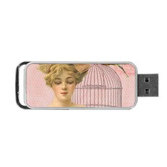 Woman 1079479 1920 Portable Usb Flash (one Side) by vintage2030