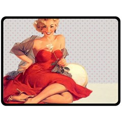 Retro 1107638 1920 Fleece Blanket (large)  by vintage2030