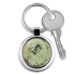 Woman 1079507 1920 Key Chains (round)  by vintage2030