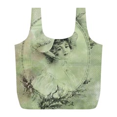 Woman 1079507 1920 Full Print Recycle Bag (l) by vintage2030