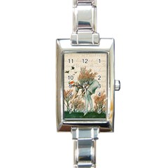 Flapper 1079515 1920 Rectangle Italian Charm Watch by vintage2030