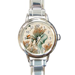 Flapper 1079515 1920 Round Italian Charm Watch by vintage2030