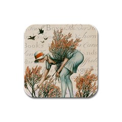 Flapper 1079515 1920 Rubber Square Coaster (4 Pack)  by vintage2030