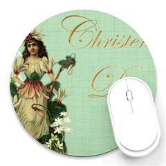 Christening 976872 1280 Round Mousepads by vintage2030