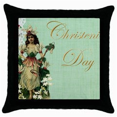 Christening 976872 1280 Throw Pillow Case (black) by vintage2030