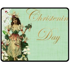 Christening 976872 1280 Fleece Blanket (medium)  by vintage2030