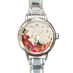 Girl 976108 1280 Round Italian Charm Watch by vintage2030