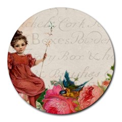 Girl 976108 1280 Round Mousepads by vintage2030