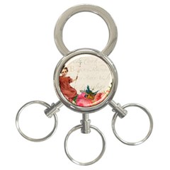 Girl 976108 1280 3-Ring Key Chains