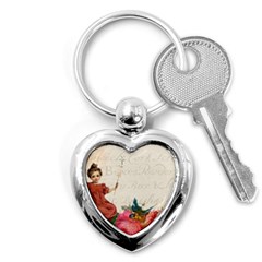 Girl 976108 1280 Key Chains (heart)  by vintage2030