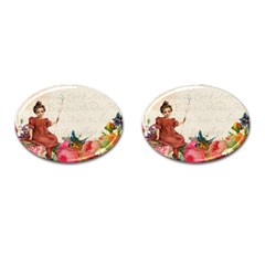 Girl 976108 1280 Cufflinks (Oval)