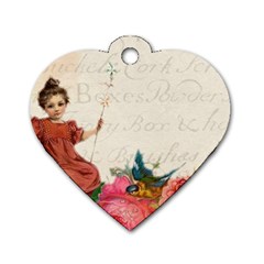 Girl 976108 1280 Dog Tag Heart (One Side)