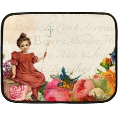 Girl 976108 1280 Double Sided Fleece Blanket (mini)  by vintage2030