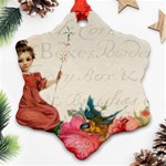 Girl 976108 1280 Ornament (Snowflake) Front