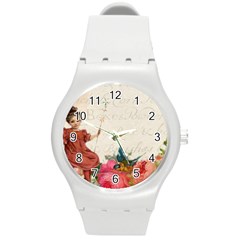 Girl 976108 1280 Round Plastic Sport Watch (m) by vintage2030