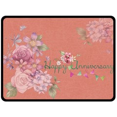 Flower 979466 1280 Fleece Blanket (large)  by vintage2030