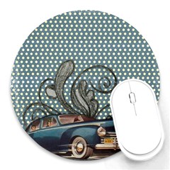 Retro 1107633 1920 Round Mousepads by vintage2030