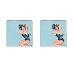 Retro 1107640 1920 Cufflinks (square) by vintage2030