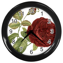 Rose 1077964 1280 Wall Clock (black) by vintage2030