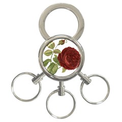 Rose 1077964 1280 3-ring Key Chains by vintage2030