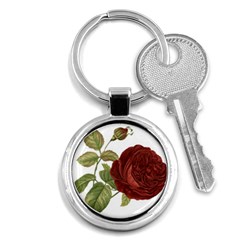 Rose 1077964 1280 Key Chains (round)  by vintage2030