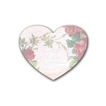 Vintage 1079419 1920 Rubber Coaster (Heart)  Front