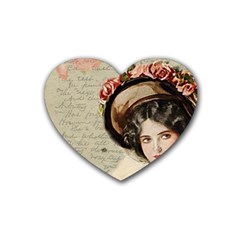 Vintage 1079412 1920 Heart Coaster (4 Pack)  by vintage2030