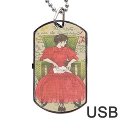 Vintage 1079413 1920 Dog Tag Usb Flash (one Side) by vintage2030