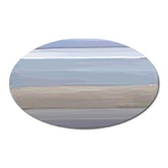 Pompey Beach Oval Magnet by DeneWestUK