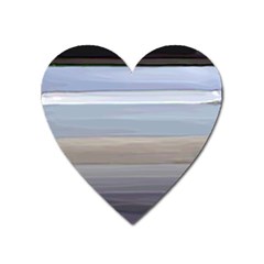 Pompey Beach Heart Magnet by DeneWestUK