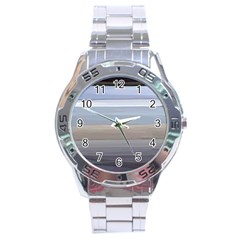 Pompey Beach Stainless Steel Analogue Watch by DeneWestUK