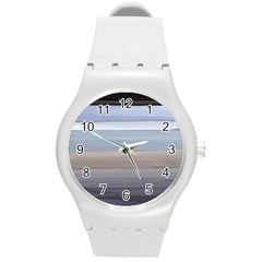 Pompey Beach Round Plastic Sport Watch (m) by DeneWestUK