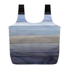 Pompey Beach Full Print Recycle Bag (l) by DeneWestUK