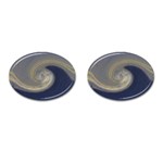 Typhoon Road Cufflinks (Oval) Front(Pair)