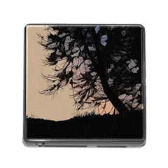 Inkwork Sunrise In Orange Memory Card Reader (square 5 Slot)