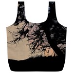 Inkwork Sunrise In Orange Full Print Recycle Bag (XL) Front