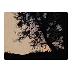 Inkwork Sunrise In Orange Double Sided Flano Blanket (mini) 