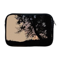 Inkwork Sunrise In Orange Apple Macbook Pro 17  Zipper Case