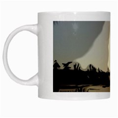 Sunrise Over The Plains White Mugs